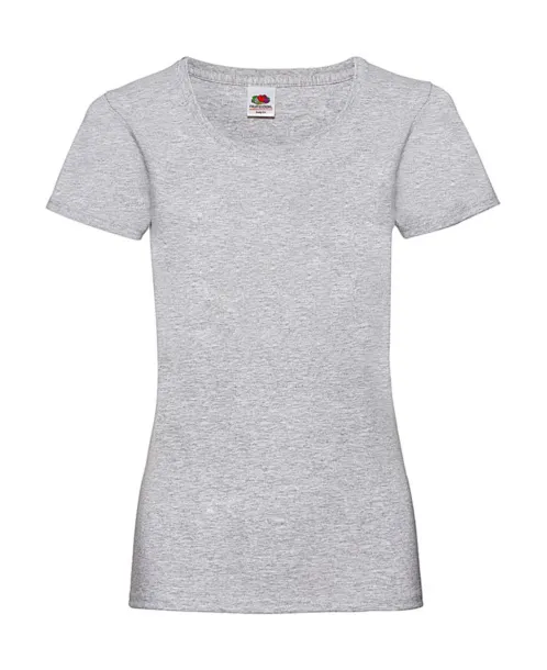  Valueweight ženska kratka majica, 165 g/m² - Fruit of the Loom Heather Grey