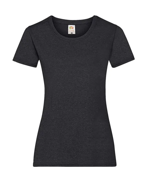  Ladies Valueweight T - Fruit of the Loom Dark Heather Grey