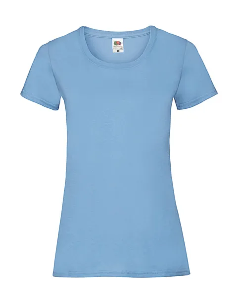  Valueweight ženska kratka majica, 165 g/m² - Fruit of the Loom Nebeski plava