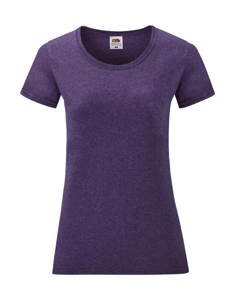  Valueweight ženska kratka majica, 165 g/m² - Fruit of the Loom Heather Purple
