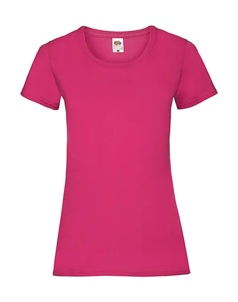  Valueweight ženska kratka majica, 165 g/m² - Fruit of the Loom Fuchsia