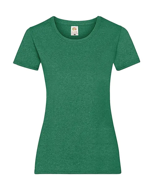  Ladies Valueweight T - Fruit of the Loom Heather Green