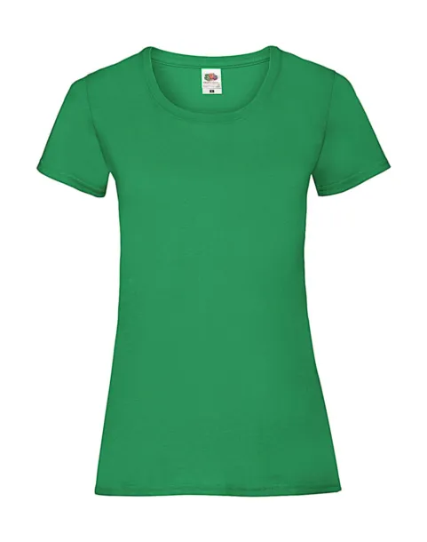 Valueweight ženska kratka majica, 165 g/m² - Fruit of the Loom Kelly zelena