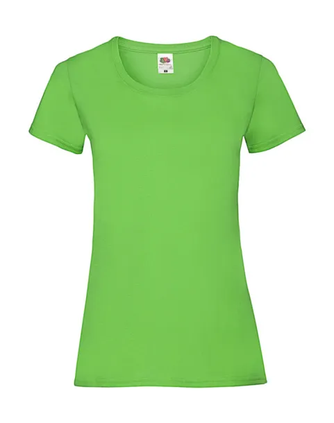  Ladies Valueweight T - Fruit of the Loom Lime Green