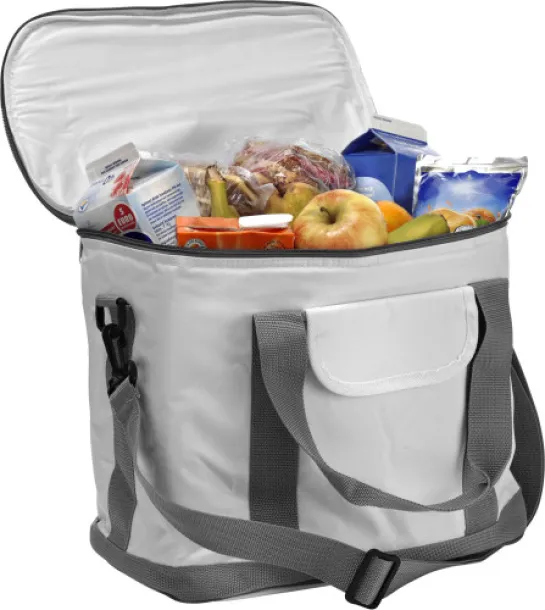  Polyester (420D) cooler bag Juno white