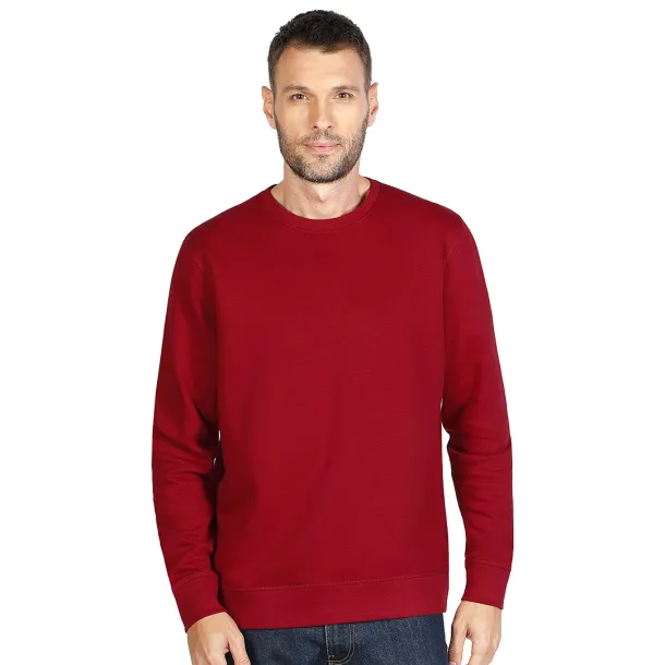 ABSOLUT Unisex organic cotton sweatshirt, 280 g/m2 Red