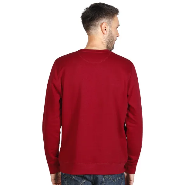 ABSOLUT Unisex organic cotton sweatshirt, 280 g/m2 Red