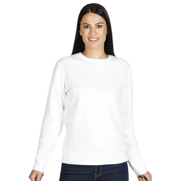 ABSOLUT Unisex organic cotton sweatshirt, 280 g/m2 White