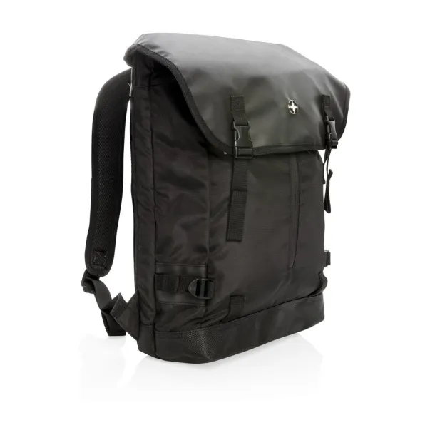  Swiss Peak 17” outdoor laptop backpack - Swiss Peak Black 