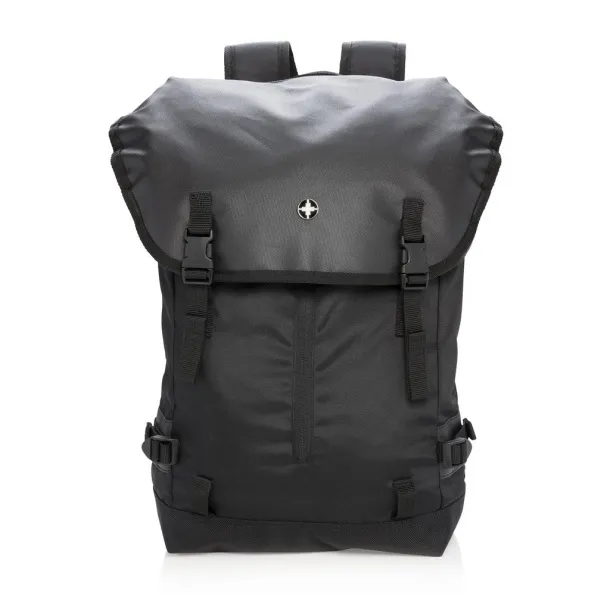  Swiss Peak 17” outdoor laptop backpack - Swiss Peak Black 