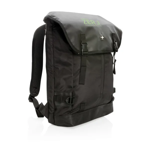  Swiss Peak 17” outdoor laptop backpack - Swiss Peak Black 