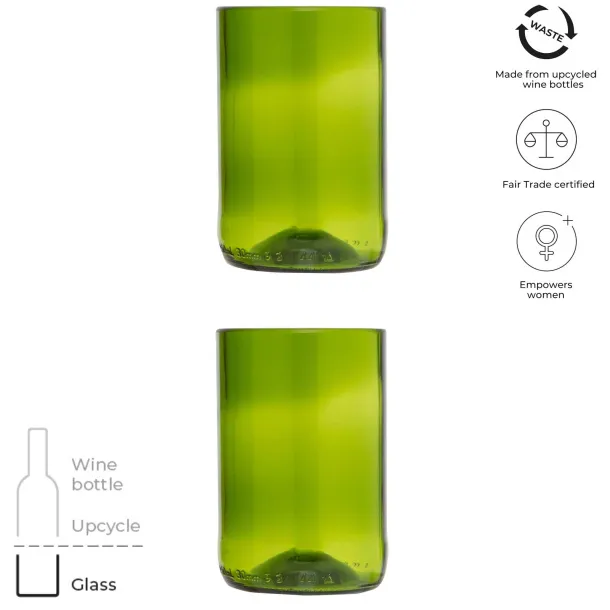 Originalhome set čaša, 280 ml - Originalhome Zelena