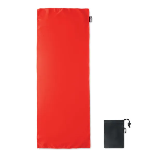 TUKO RPET RPET sports towel and pouch Red