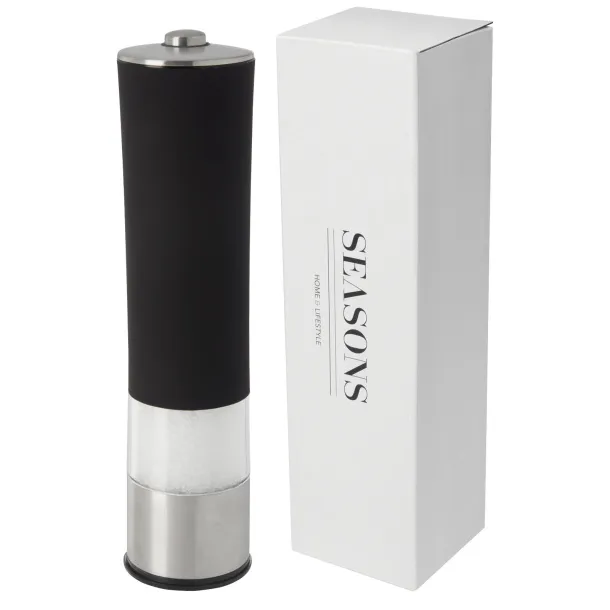 Kirkenes electric salt or pepper mill - Seasons Solid black