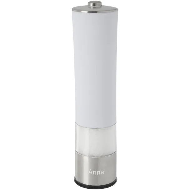 Kirkenes electric salt or pepper mill - Seasons White