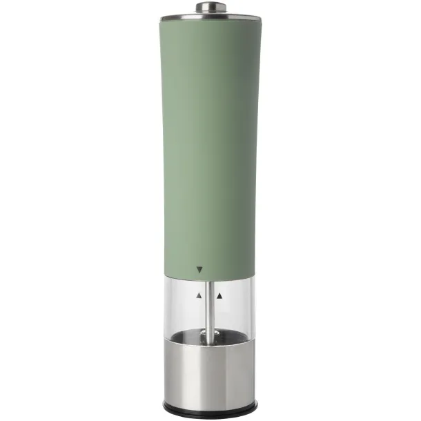 Kirkenes electric salt or pepper mill - Seasons Heather green