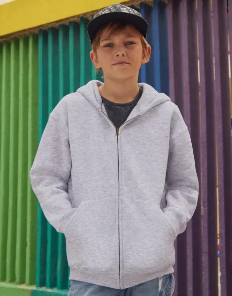  Kids Premium Hooded Sweat Jacket - Fruit of the Loom