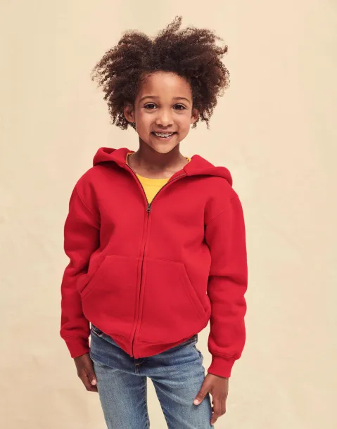  Kids Premium Hooded Sweat Jacket - Fruit of the Loom