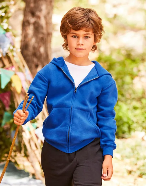  Kids Premium Hooded Sweat Jacket - Fruit of the Loom