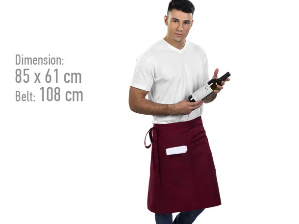 MOJITO apron - EXPLODE Burgundy