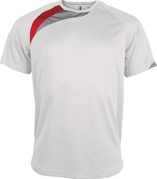  ADULTS SHORT-SLEEVED JERSEY - Proact White Sporty Red