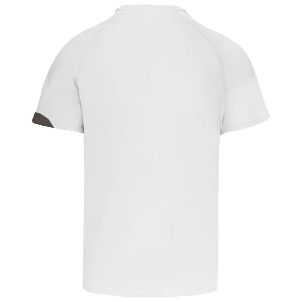  ADULTS SHORT-SLEEVED JERSEY - Proact White Sporty Royal Blue