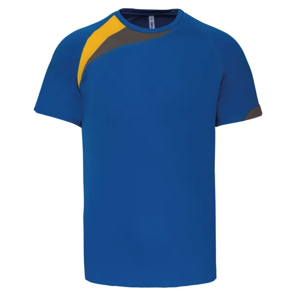  ADULTS SHORT-SLEEVED JERSEY - Proact Sporty Royal Blue Sporty Yellow