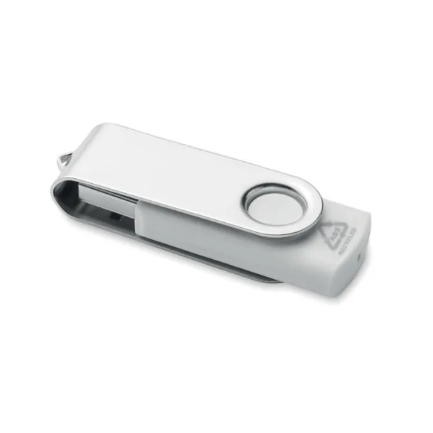 TECHMATE RABS USB od recikliranog ABS-a - 16 GB Bijela