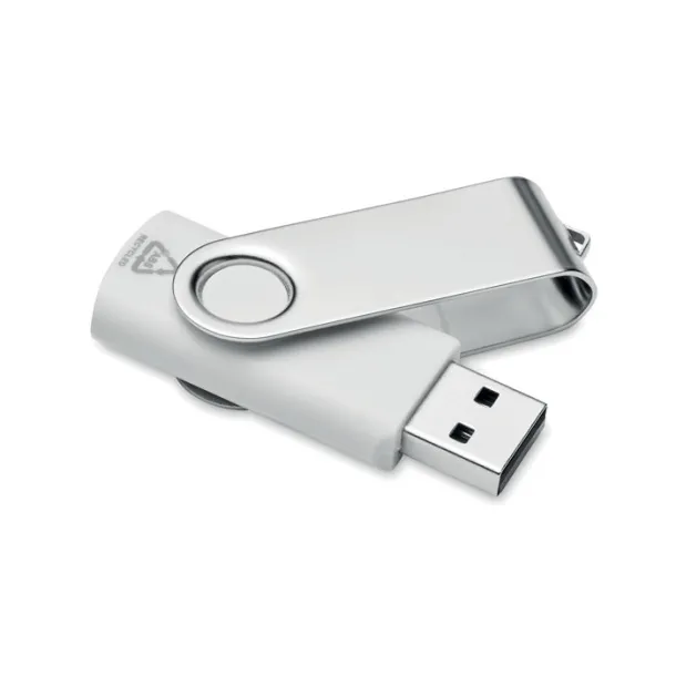 TECHMATE RABS USB od recikliranog ABS-a - 16 GB Bijela