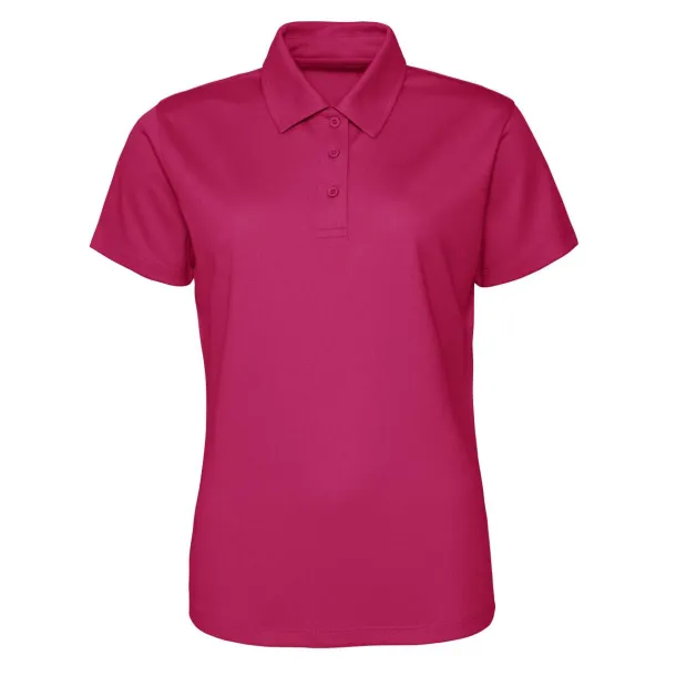  Ženska polo majica kratkih rukava, 140 g/m2 - Just Cool Hot Pink