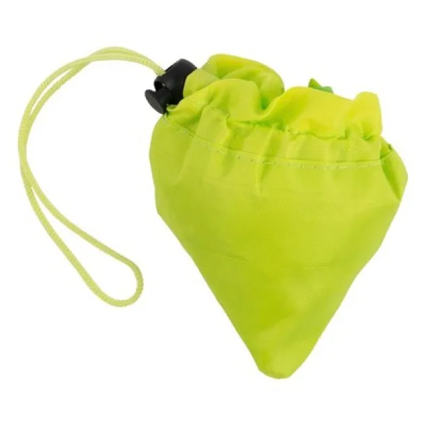  Foldable shopping bag lime green