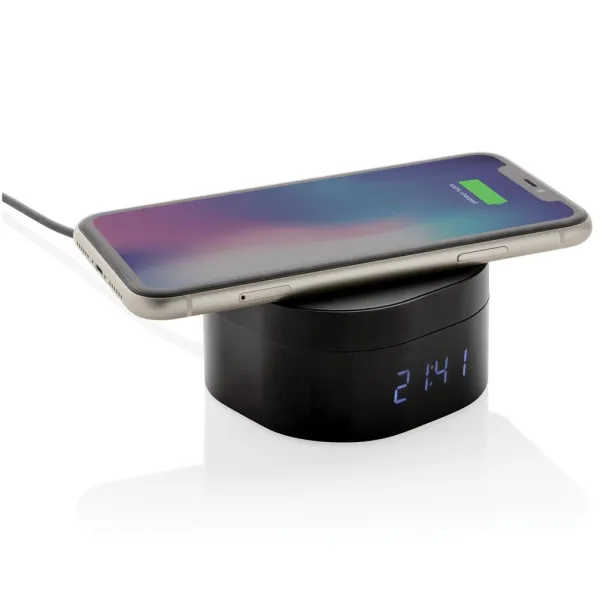  Aria 5W Wireless Charging Digital Clock - XD Xclusive Black