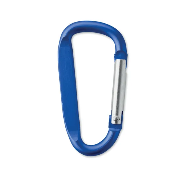 GANCHO Carabiner clip in aluminium. Blue