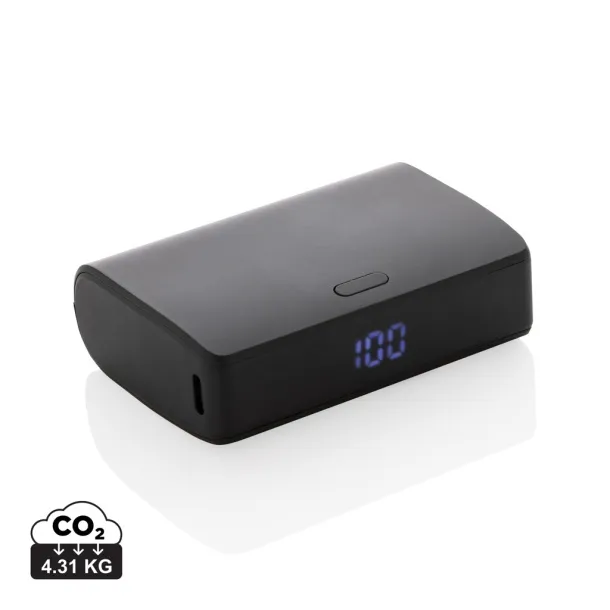  FlashCharge RCS rplastic 10000 mah fast charge powerbank - XD Collection Black 