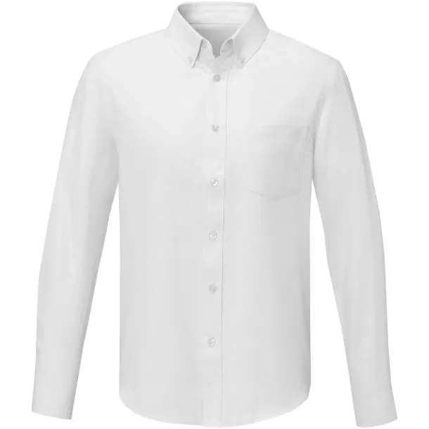 Pollux long sleeve men's shirt - Elevate Essentials White