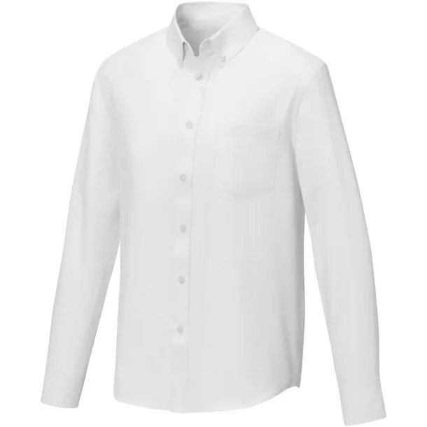 Pollux long sleeve men's shirt - Elevate Essentials White