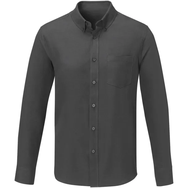 Pollux long sleeve men's shirt - Elevate Essentials Storm grey