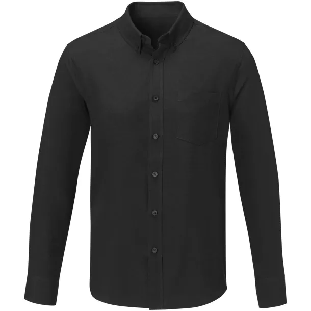 Pollux long sleeve men's shirt - Elevate Essentials Solid black