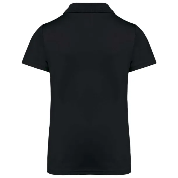  KIDS' SHORT SLEEVE POLO SHIRT - Proact Black White