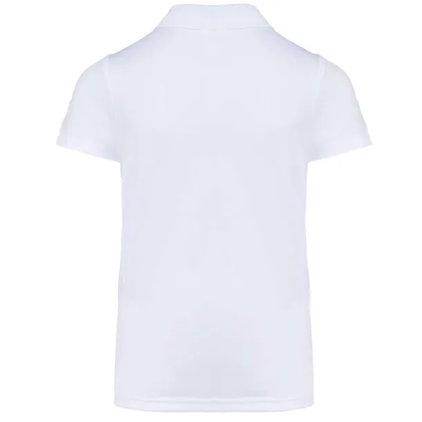  KIDS' SHORT SLEEVE POLO SHIRT - Proact White Black