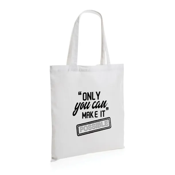  Impact AWARE™ Recycled cotton tote, 145 g/m2 - XD Collection White 