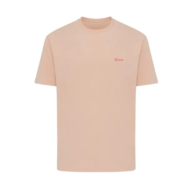 Iqoniq Teide unisex majica kratkih rukava od recikliranog pamuka - iqoniq peach nectar 
