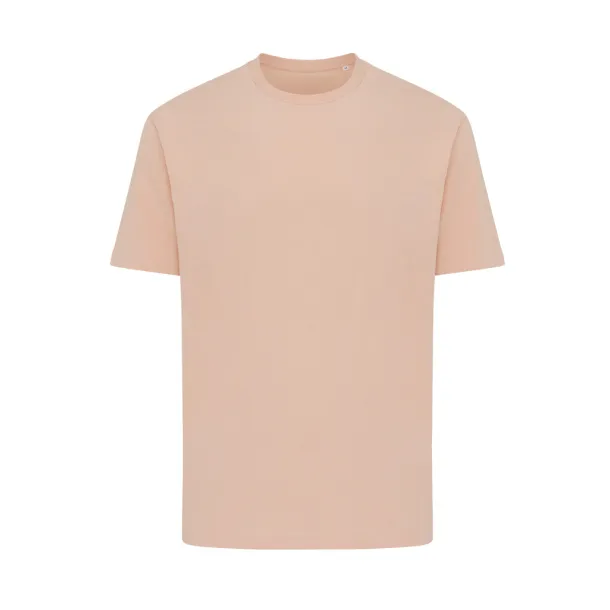 Iqoniq Teide unisex majica kratkih rukava od recikliranog pamuka, 180 g/m2 - iqoniq peach nectar