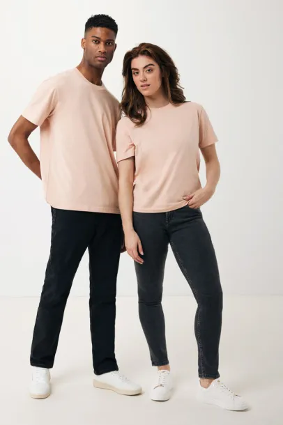 Iqoniq Teide unisex majica kratkih rukava od recikliranog pamuka - iqoniq peach nectar 