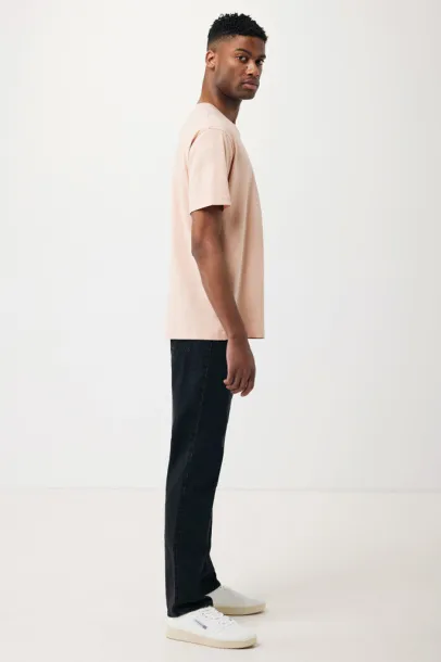 Iqoniq Teide unisex majica kratkih rukava od recikliranog pamuka - iqoniq peach nectar 