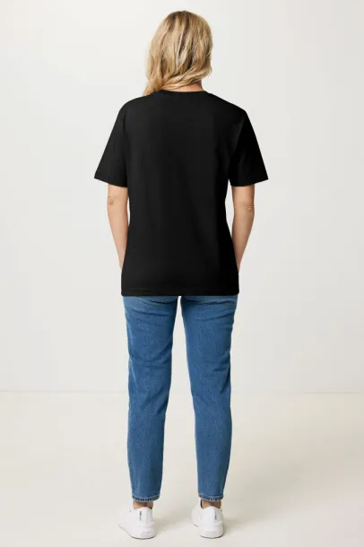Iqoniq Teide unisex majica kratkih rukava od recikliranog pamuka - iqoniq Crna 