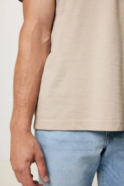 Iqoniq Teide recycled cotton t-shirt - iqoniq brown 