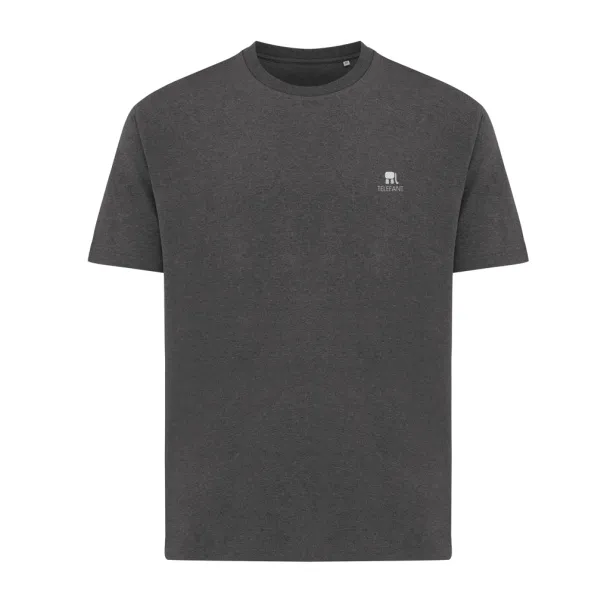 Iqoniq Teide unisex majica kratkih rukava od recikliranog pamuka - iqoniq anthracite 