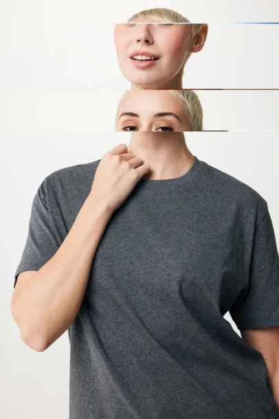 Iqoniq Teide recycled cotton t-shirt - iqoniq heather anthracite