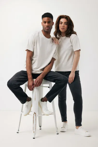 Iqoniq Teide unisex majica kratkih rukava od recikliranog pamuka - iqoniq ivory white 